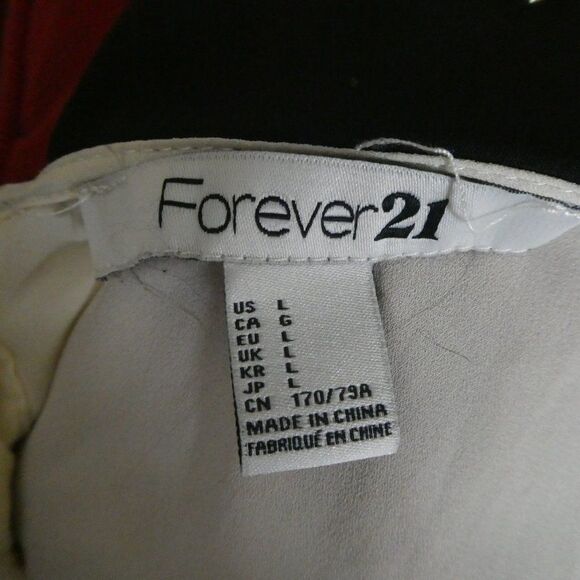 Forever 21 Peter Pan Collar Blouse Stud Button Up - Picture 5 of 10